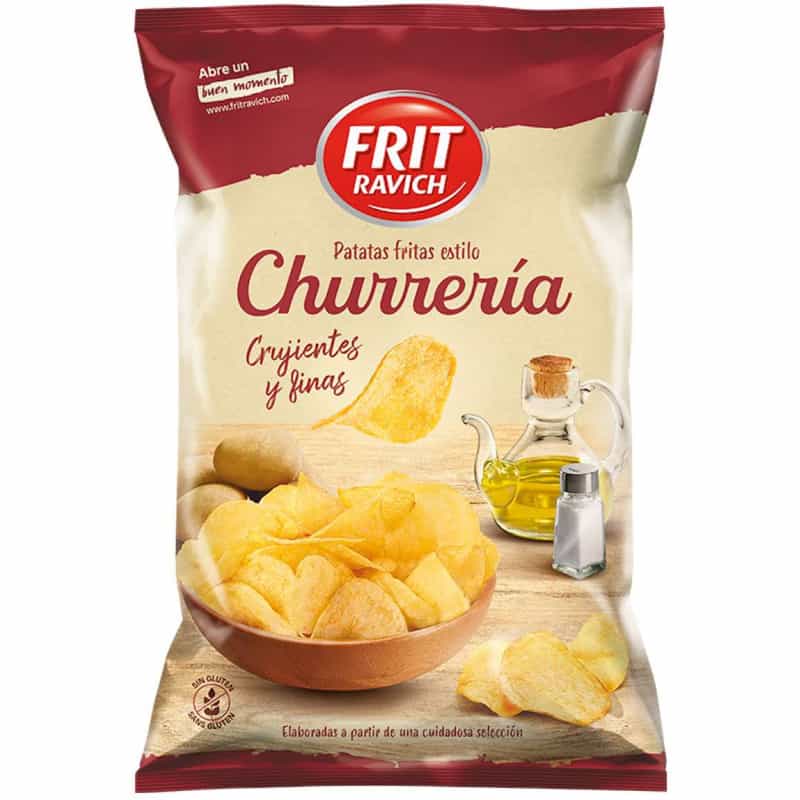 Chips saveur fromage de chèvre sans gluten Frit Ravich