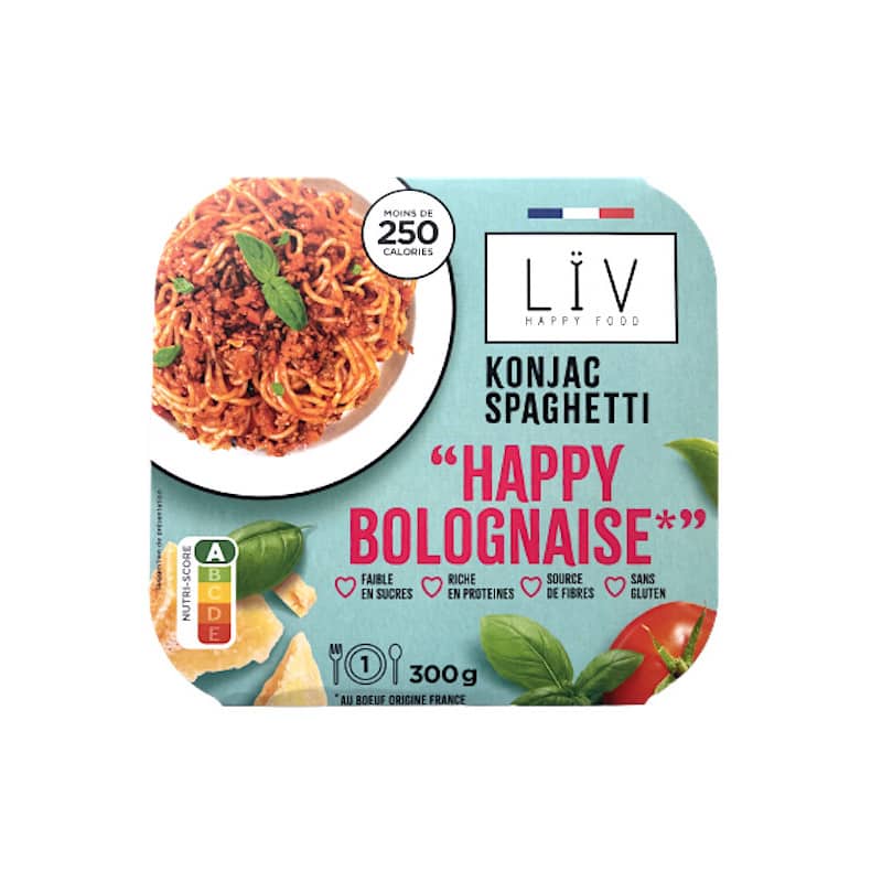 Spaghetti Happy Bolognaise sans gluten - Liv Happy Food