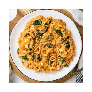 Spagetti konjac sans gluten aux épinards - Liv Happy Food
