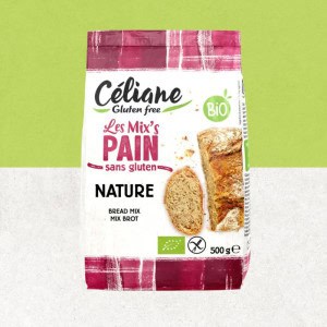 Sachet de Mix de farine pour pain sans gluten - Céliane