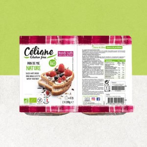 Sachet de pain de mie sans gluten nature - Céliane