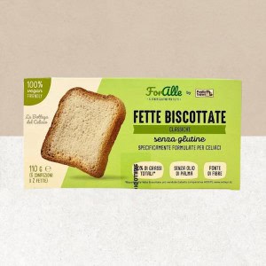 Paquet de biscottes sans gluten farine de riz et maïs - ForAlle