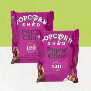 Lot de 2 sachets de popcorn au chocolat sans gluten - Shed