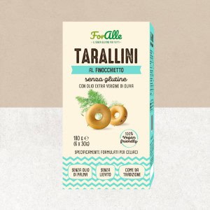 Boîte de Tarallini sans gluten au fenouil et vegan - Puglia Sapori - Foralle