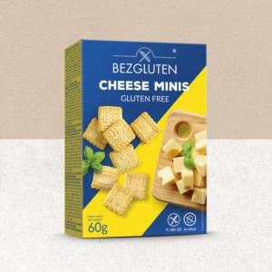 Paquet de biscuits apéritifs au fromage sans gluten - Bezgluten