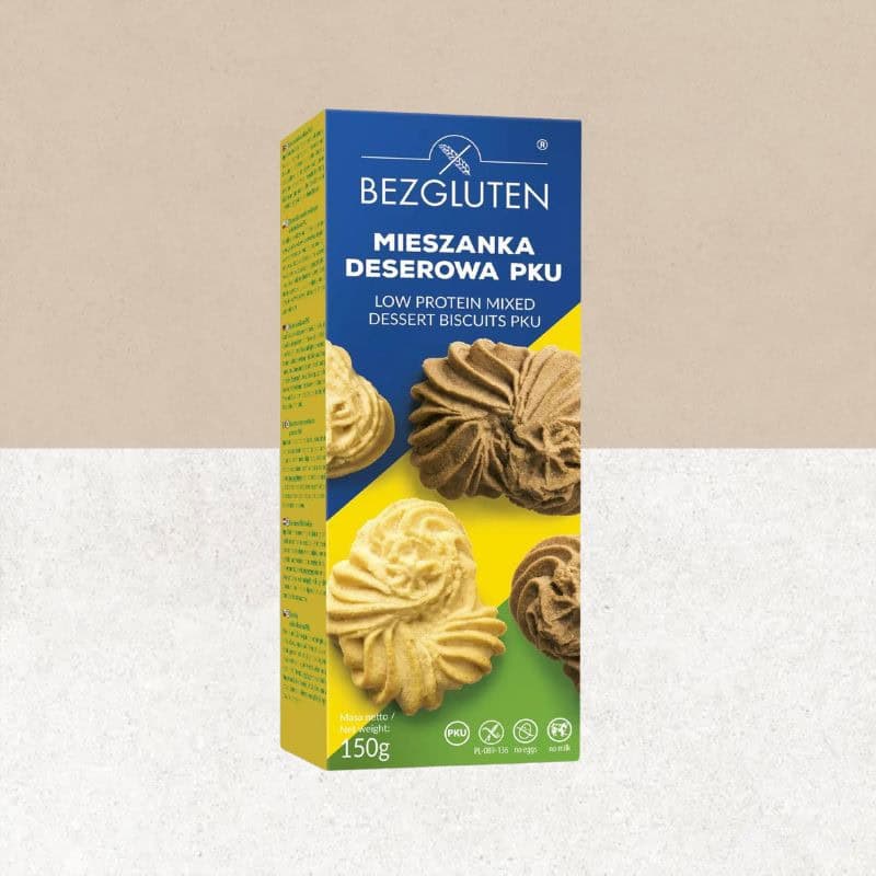 Biscuits secs sans gluten faibles en protéines - Bezgluten