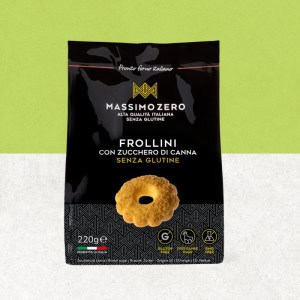 Sachet de frollini au sucre de canne sans gluten de Massimozero