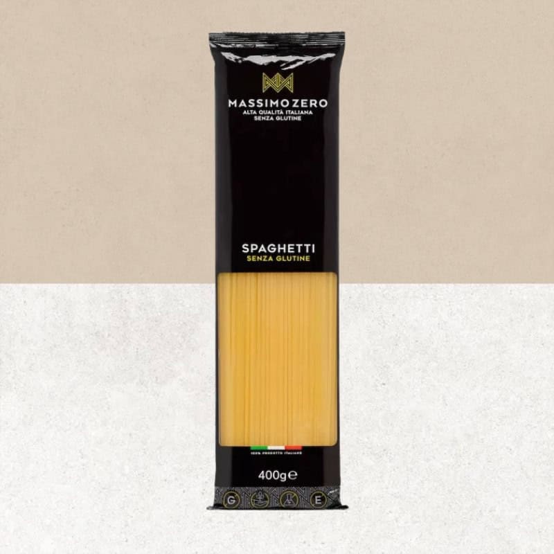 Sachet de pâtes spaghettis au maïs et riz sans gluten - Massimozero