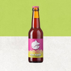 Bouteille de bière aux fruits rouges sans gluten 33cl - Run'Hard