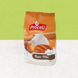 Sachet de mix de farine sans gluten et sans lactose - Proceli