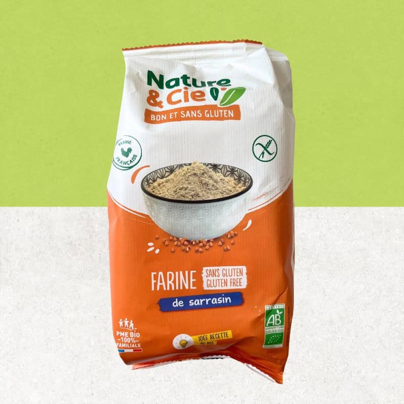 Sachet de farine de sarrasin bio et sans gluten - Nature et Cie