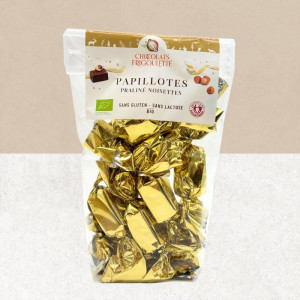 Sachet de papillotes praliné noisette sans gluten 250g - La Frigoulette