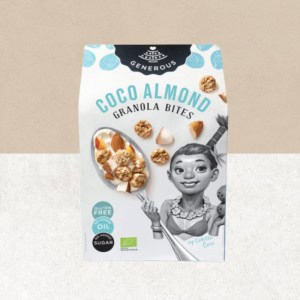 Paquet de granola coco et amandes sans gluten - Generous