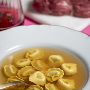 Recette de Cappelletti farcis sans gluten au boullion - Pasta di Venezia