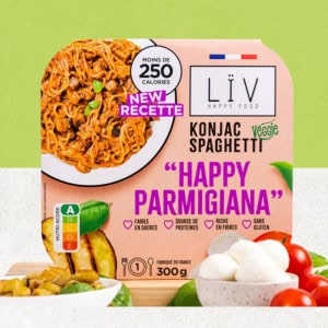 Plat préparé konjac spaghetti sans gluten - LIV