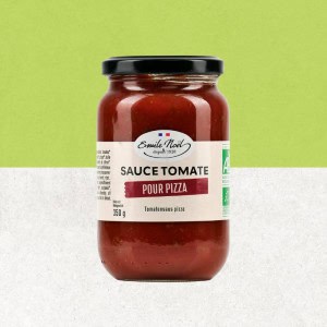 Pot de sauce tomate pour pizza sans gluten et bio - Emile Noël