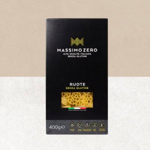 Paquet de pâtes en forme de roues Ruote sans gluten -Massimo Zero