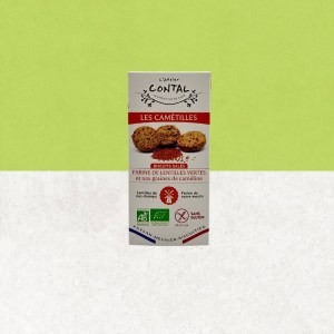 Paquet de biscuits salés sans gluten "Les Camétilles" - Atelier Contal