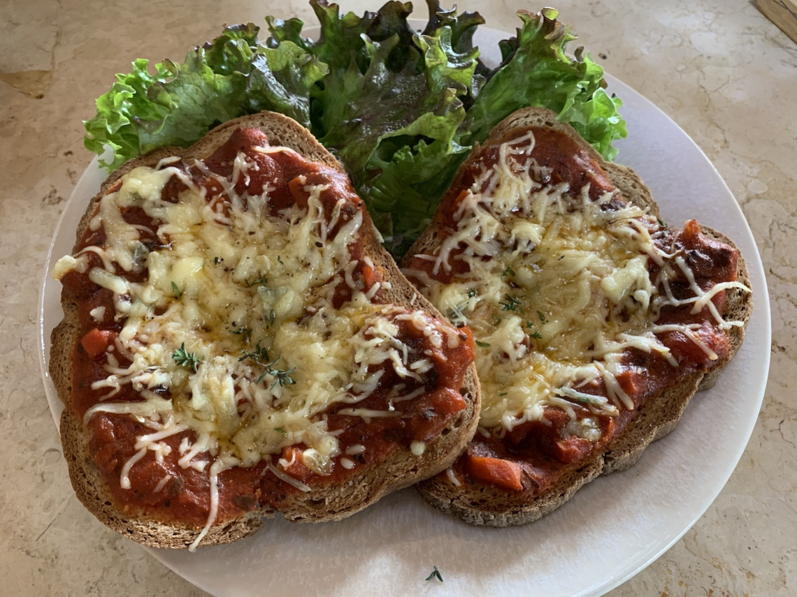 Bruschetta minute sans gluten